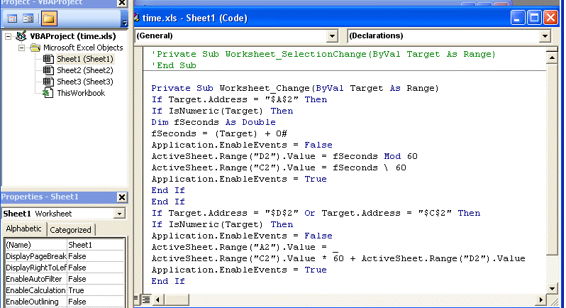 Excel Macro